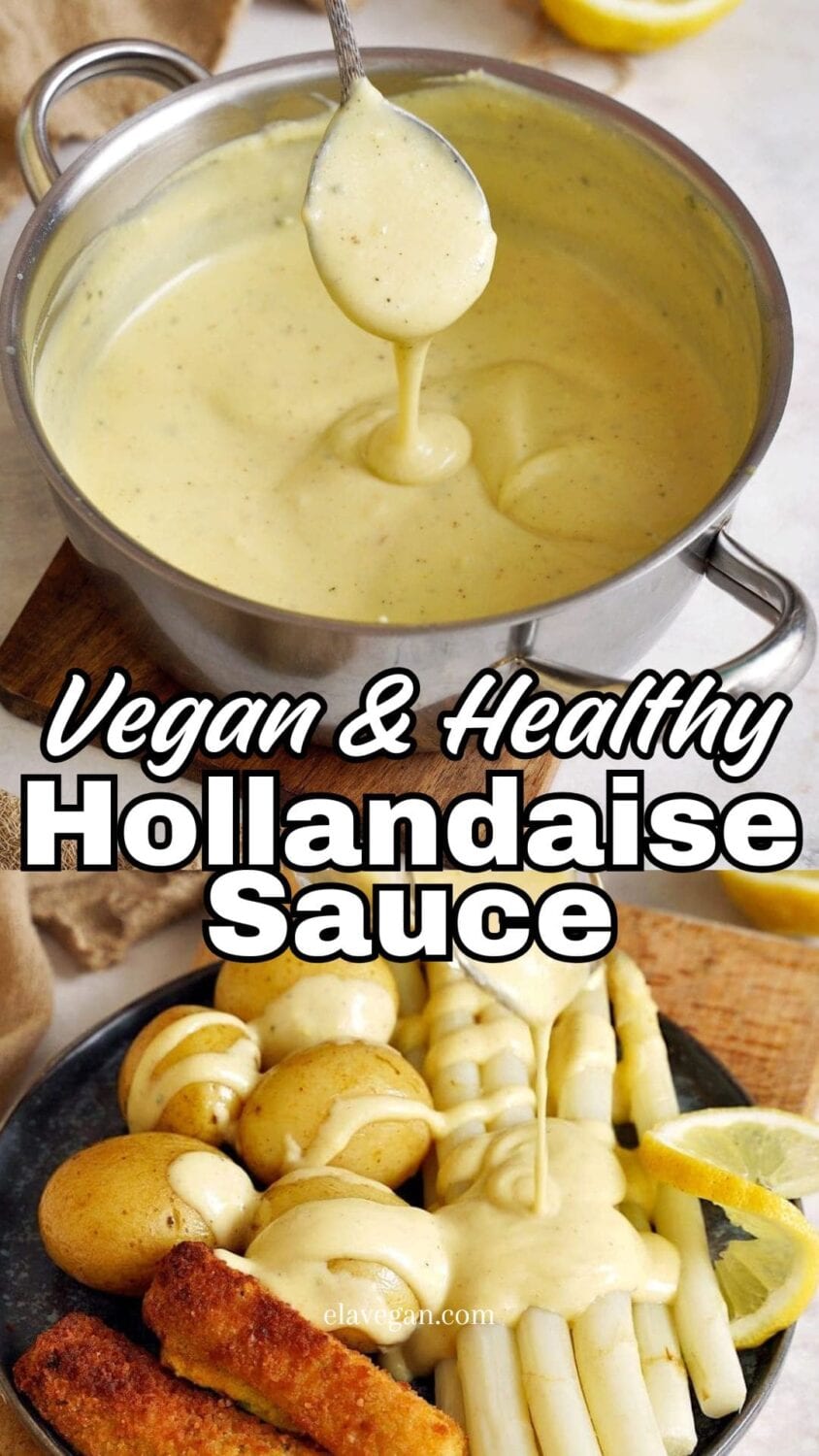 vegan healthy Hollandaise sauce